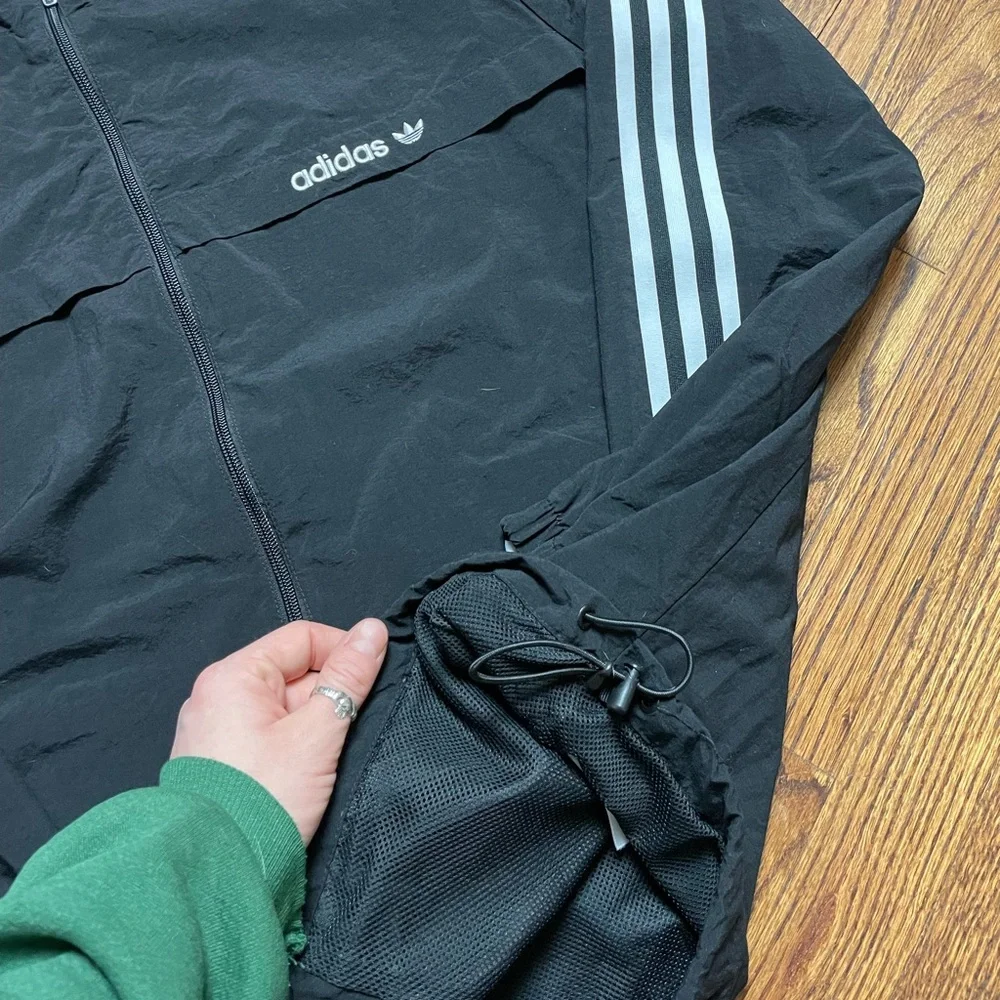 Adidas Track Jacket Zip Up sz L